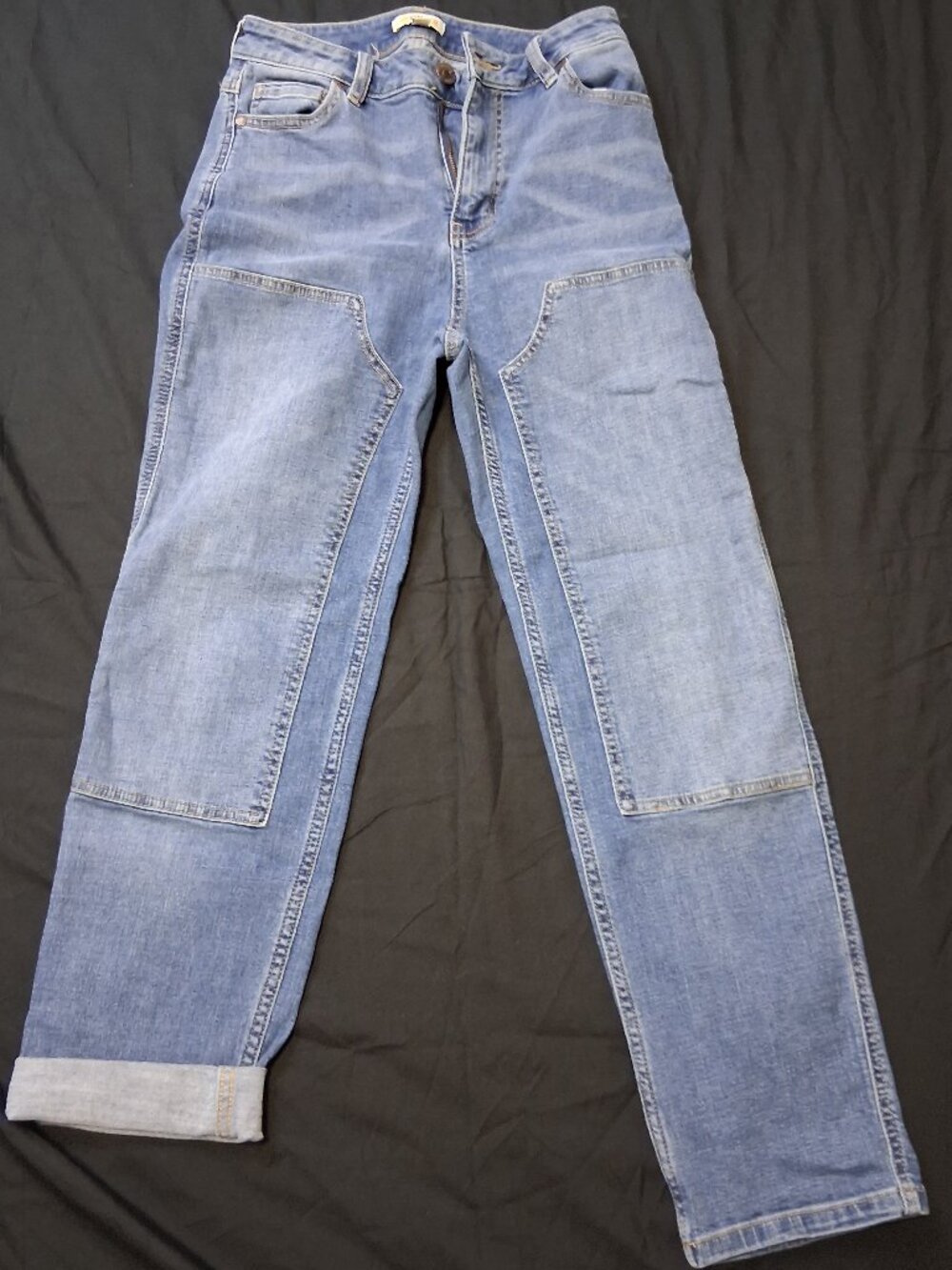 Molly Yeh High Rise Straight Leg Jeans Size 2